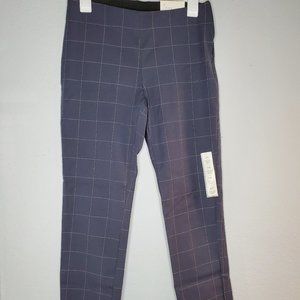 NWT Blue Ankle-length work pants, stretchy